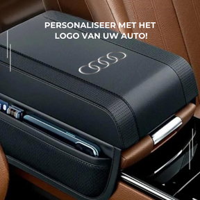 Leren armsteun met opbergruimte voor auto – RestJetta