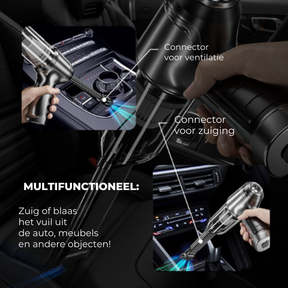 Draagbare stofzuiger MaxJetta™ + 4 EXCLUSIEVE ACCESSOIRES [EXCLUSIEF CADEAU]