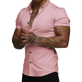Slim Fit EasyFit™ Overhemd – Stijl en Comfort met 4D Stretch Technologie